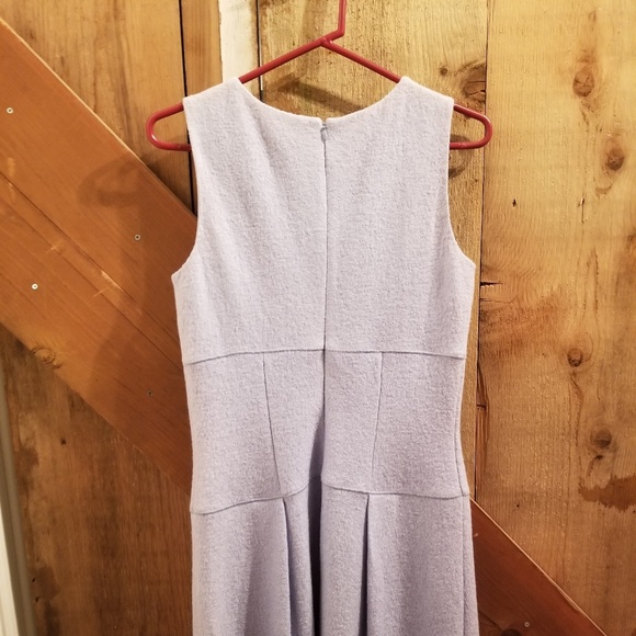 Ann Taylor Powder Blue Sleeveless Wool dress sz 6 - Picture 2 of 4